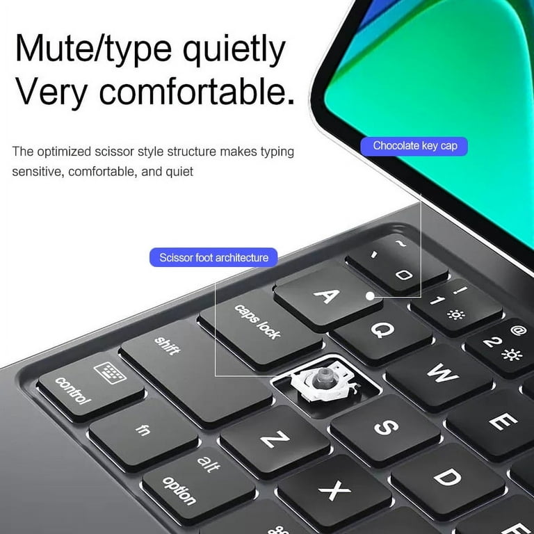 Xiaomi Pad 6 11インチ 純正マジックスマートタッチキーボードケース Portable Bluetooth Magic Keyboard for Xiaomi Pad 6 & 6 Pro