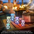 thumbnail image 7 of Samoyed Heart Pattern Flameless LED Candle Set with Remote, Battery Operated Color Changing Pillar Candles, Set of 2, 7 of 7