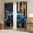 thumbnail image 2 of Manfei Off-Road Vehicle Black Out Curtains,American Flag Curtains Pack of 2 (42x63 Each),Blue Brown Bedroom Curtains For Boys Kids,Microfiber Bedroom Decor, 2 of 6