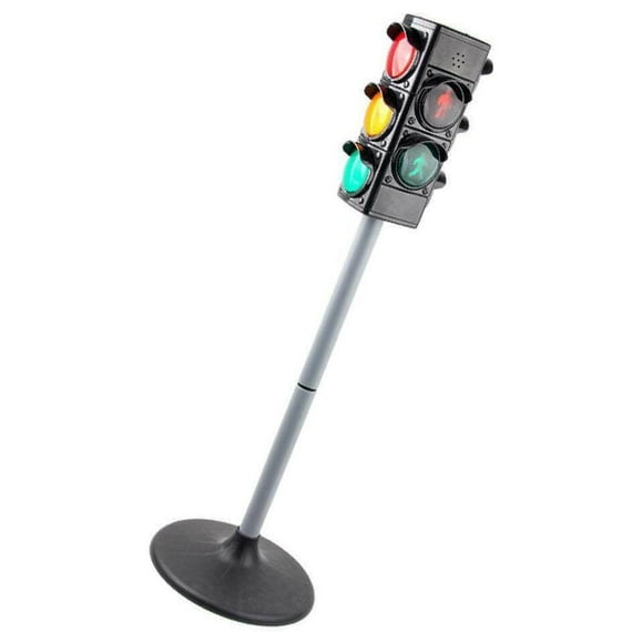 thinsony Simulation Traffic Signs Light Model Toy Child Education Themed Light Toy Party Decor traffic light