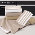 thumbnail image 5 of Simmore 18x28 Cotton Kitchen Towels 12-Pack, Soft Absorbent Dish Cloths for Washing Dishes Multipurpose Dish Towels Set for Kitchen with Hanging Loop, Khaki, 5 of 9