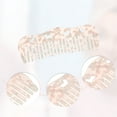 thumbnail image 6 of Unique Bargains 1 Pcs Women Heart Style Wide Tooth Comb for Curly Thick Wavy Straight Hair Pink, 6 of 6