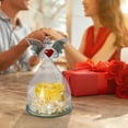 thumbnail image 4 of Bouanq Angel Rose Birthday Gifts, Preserved Rose in Glass Angel Figurines Gifts for Mom Grandma Wife, Forever Real Roses Gifts for Her on Christmas Valentines Day Mothers Day Thanksgiving, 4 of 7