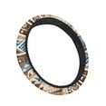 thumbnail image 3 of Jeiento Southwest Tribal Aztec Car Steering Wheel Cover for Women Men Stretch Car Wheel Protector Auto Steering Wheel Covers Interior Accessories Decor for Truck SUV Van Universal Fit, 3 of 6