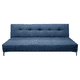 thumbnail image 3 of Sofa Cama Reclinable EL BAZAR STORE Vegas Lino Azul Marino Moderno Abotonado, 3 of 6