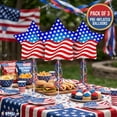 thumbnail image 4 of PMU Patriotic Prism Pre-inflated Star Shaped Flag 9 Inch Mylar-Foil Balloon with Stick (3/pkg)Pkg/1, 4 of 7