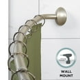 thumbnail image 4 of Zenna Home Tringle à Rideau de Douche Incurvée en Aluminium NeverRust, 44 à 72 Pouces, Nickel, 4 of 4
