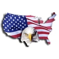 thumbnail image 3 of CafePress - Bald Eagle Over American Flag Large Mug - 15 oz Ceramic Large White Novelty Mug, 3 of 4