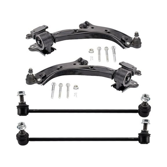 Front Control Arm Ball Joint Sway Bar Link Kit 4 Piece - Compatible with 2013 - 2018 Acura RDX 2014 2015 2016 2017