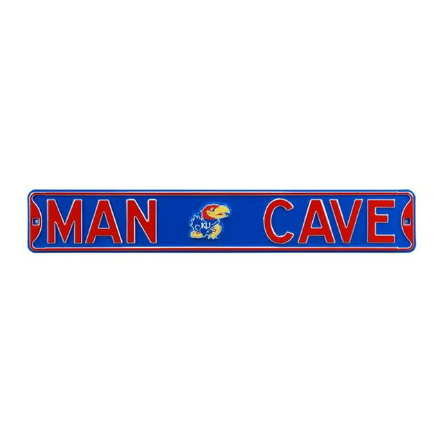 Authentic Street Signs 70286 Kansas Jayhawks Homme Grotte Signe de Rue
