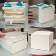 thumbnail image 6 of NIBOLOG 2Pcs Cake Disk Stable Support Reusable Acrylic Stack Tiered Cake Boards Baking Tools, 6 of 8