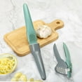 thumbnail image 4 of sdhkgrrt Manual Garlic Masher, Handheld Garlic Press, Stainless Steel Garlic Crusher, Kitchen Garlic Grinder, Garlic Mincing Tool, Cooking Prep Tool, 4 of 9