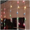 thumbnail image 3 of Set of 2 Multi-Colored Mini Icicle Christmas Lights - 20 ft White Wire, 3 of 3