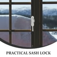 thumbnail image 2 of HOMEMAXS 2pcs Window Sash Lock Sliding Window Lock Window Safety Lock Window Replacement Part, 2 of 8