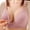 Pink, variant on Womens No Underwire Bra Push Up Comfortable Front Closure Bra for Lounge Breathable Full Coverage Light Support Bra, One-Handed Use, Underwear 40A