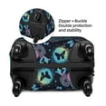 thumbnail image 2 of Gukieu Blue Butterfly Print Suitcase Protective Cover, Elastic Zipper Buckle Suitcase Protective Cover, Suitable for Travel, Business Trip-X-Large, 2 of 7