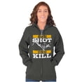 thumbnail image 4 of Hunters One Shot Buck Hunting Zip Up Hoodie Men's Women's Brisco Brands S, 4 of 6