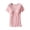 Pink, variant on Zwiiyzr Breastfeeding Shirts for Women Nursing Tops Summer Pregnant Solid Color Round Neck Short Sleeve Blouse Postpartum Mommy Maternity Clothes Loungewear Blue