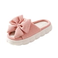 thumbnail image 2 of Willtoo Women Summer Slippers Open Toe Bow Shoes Memory Foam House Slippers Non Slip Rubber Sole Sandal Indoor Outdoor Walking Shoes, 2 of 3