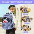 thumbnail image 6 of Lvelia 3PCS School Backpack for Boys,Lightweight Waterproof School Bag Set Kids Bookbag with Lunch Bag & Pencil Case for Elementary Preschool Toddler, 6 of 8