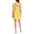 thumbnail image 2 of Line & Dot womens  Hailee Floral Mini Dress, M, Yellow, 2 of 3