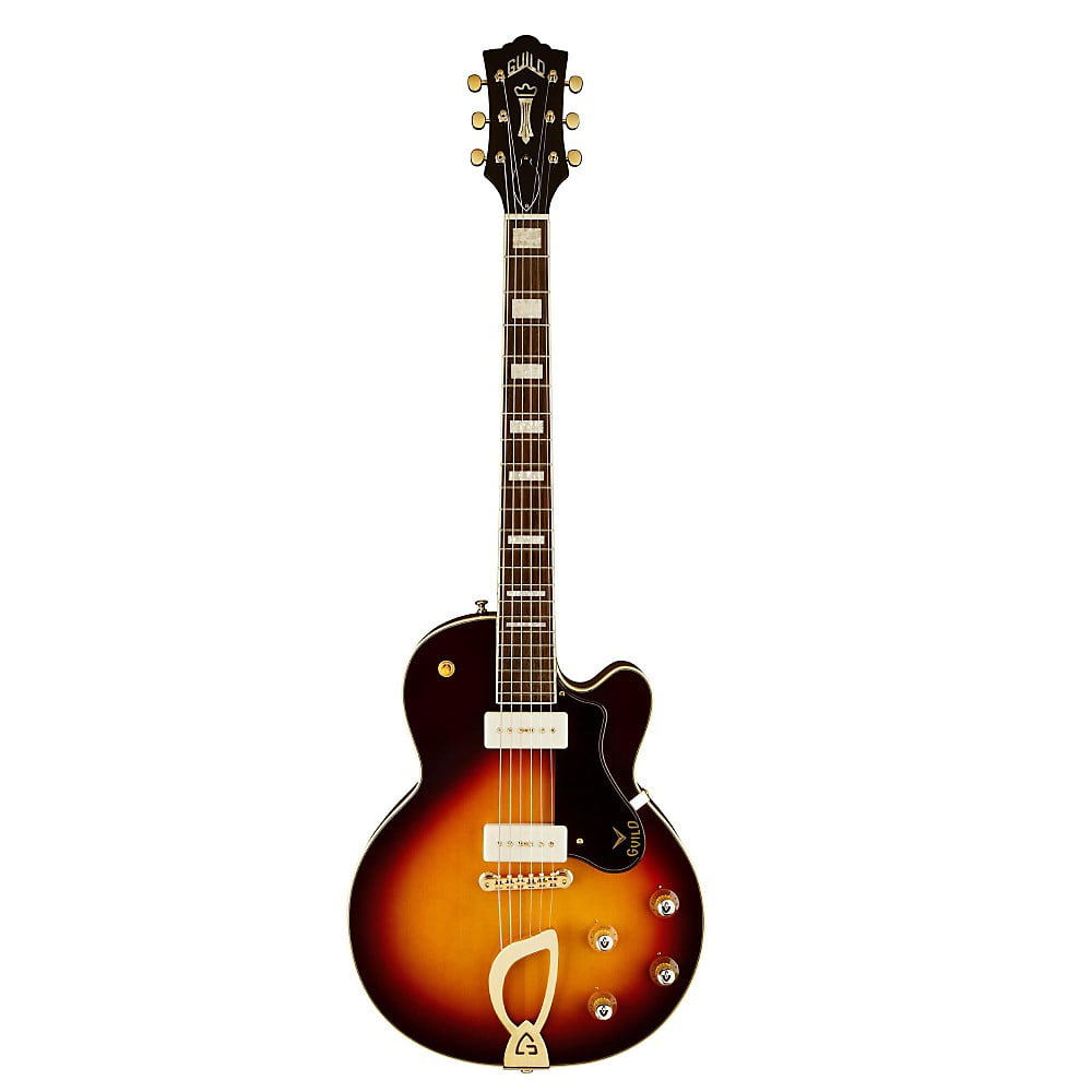 Guild M-75 Aristocrat Hollowbody Archtop Electric Guitar Antique Burst