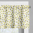 thumbnail image 3 of Ambesonne Lemon Window Valance, Citrus Blossoms Vitamin C, 54" X 18", Earth Yellow Grey, 3 of 5