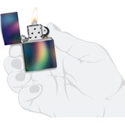 Zippo Lighter - Customized Message on Prismatic 540 Matte Pocket Lighter 46565