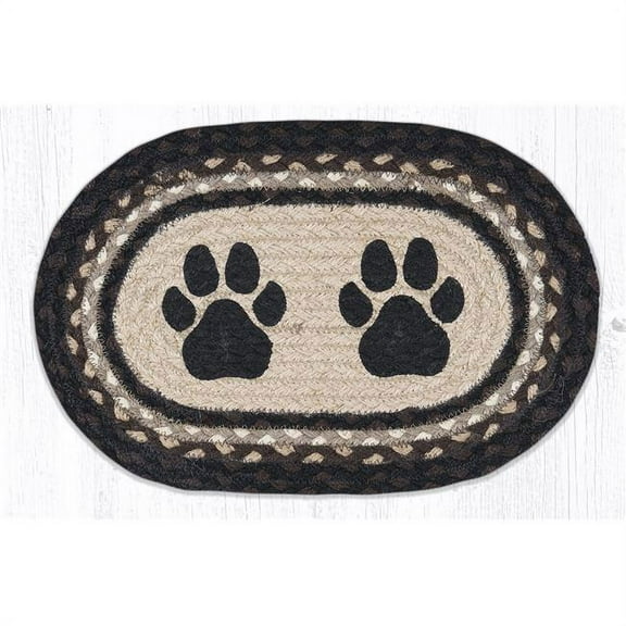 Capitol Importing 81-313PP 10 x 15 in. MSP-313 Paw Prints Printed Oval Swatch