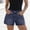 *Dark Blue, variant on ClodeEU Women's Elaist Waist Denim Shorts,Casual Stretch Jean Shorts with Pockets Black,Women's Plus L