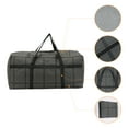 thumbnail image 3 of Unique Bargains 1 Pack Clothes Storage Foldable Storage Bags Black 29.5*14*13in, 3 of 7