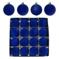 thumbnail image 4 of AuroraX Shatterproof Christmas Decoration Set Art Deco Hanging 16 Pcs Ball Ornaments Plastic Velvet Decorative Neutral Flocked for Xmas Gifts,Tree Decoration Decor, 4 of 6