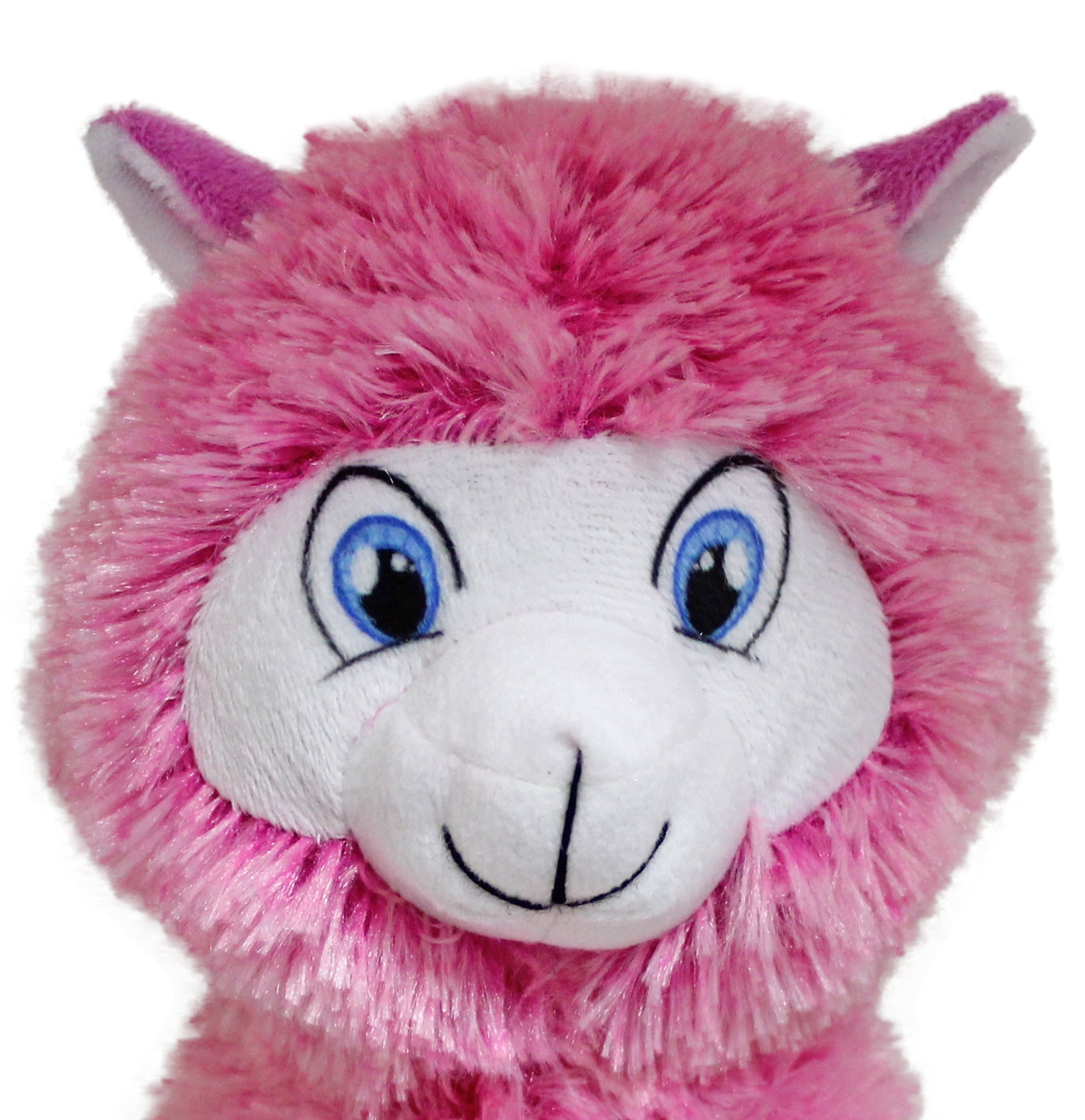 Plush Pal 16" Soft & Fluffy Pink Llama Alpaca Stuffed Animal Toy