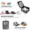 thumbnail image 2 of Bolsa para zapatos Emissary con capacidad para 3 pares, impermeable para viajes, color gris, 2 of 7