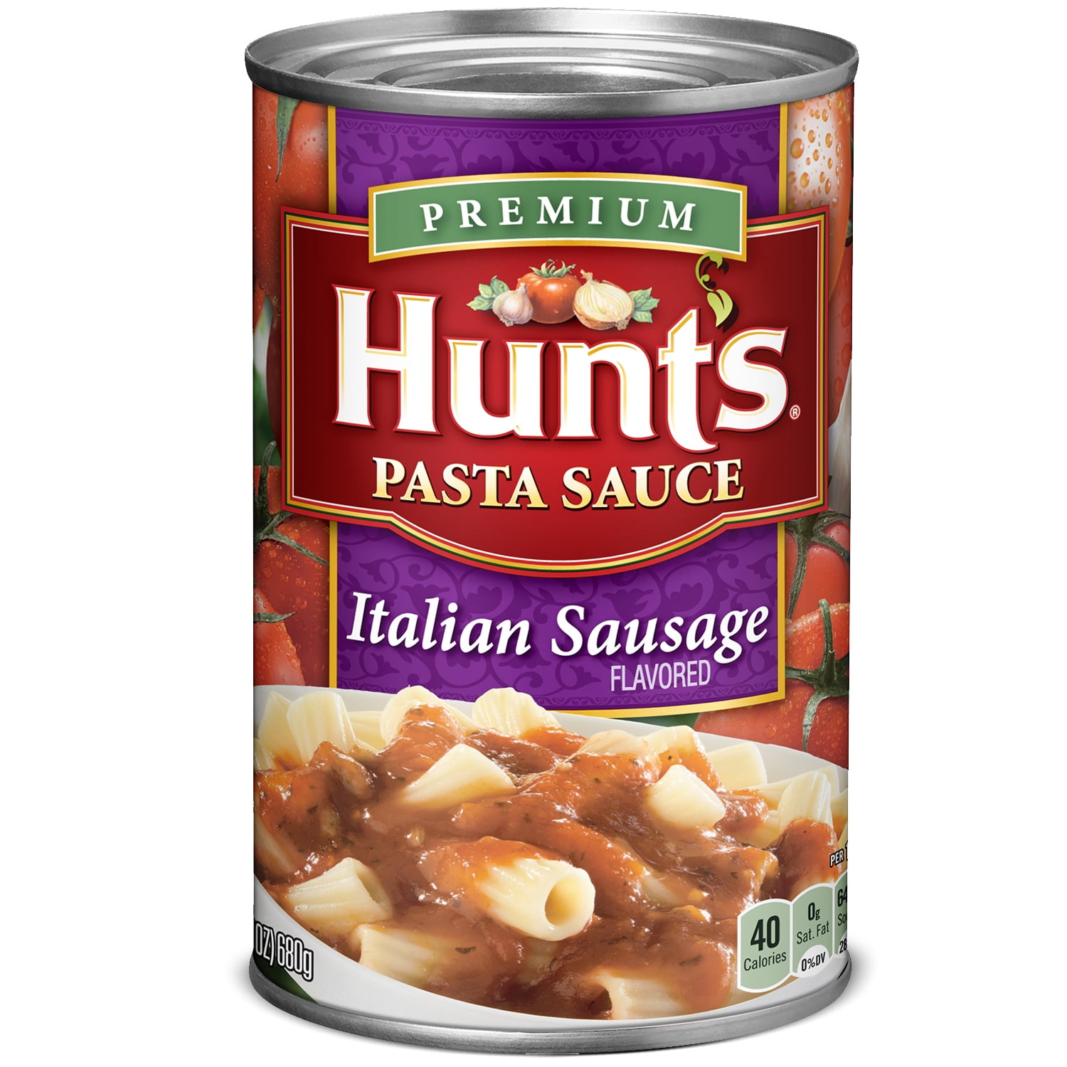 Hunt's Italian Sausage Flavored Pasta Sauce, 100 Natural Tomato Sauce