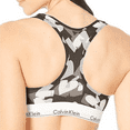 thumbnail image 3 of Calvin Klein Modern Cotton Stretch V-Day Unlined Bralette Hearts Print Black Large, 3 of 3