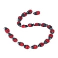 thumbnail image 4 of Ladybug Beads Red Black Glass Durable Corrosion Resistant Jewelry Spacer, 4 of 8