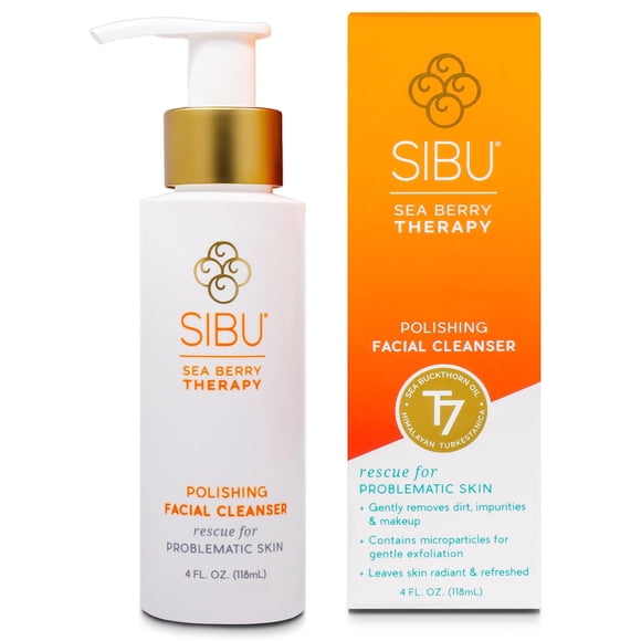 Limpiador facial Sibu Sea Buckthorn Polishing, 120 ml, hidrata