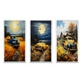 thumbnail image 2 of Designart "Rustic Rides The Pickup Truck Experience III" Pickup Truck Framed Wall Art Set Of 3 - Yellow Pickup Truck Frame Gallery Wall Set For Home Decor, 2 of 7
