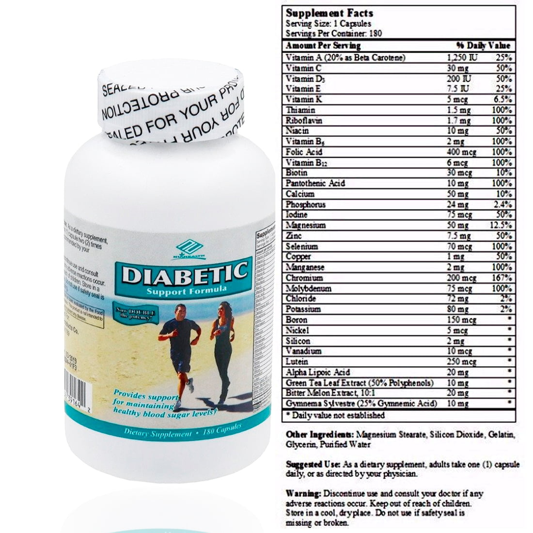 Diabetic Support Formula (180 Capsules)