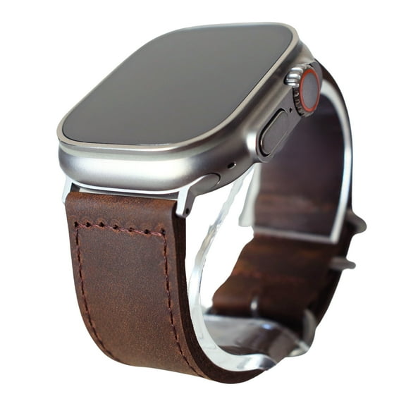 Ultra 2 Leather Strap Compatible with Apple Watch Ultra 2 & Ultra 1 - 49mm Leather Bracelet for Apple Watch Ultra 2