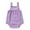 Purple, variant on EnJoCho Baby Cartoon Jumpsuit Baby Boys Girls Ribbed Solid Pocket Bodysuit Suspender Romper Toddler Girl Boy Summer Trendy Bodysuit Outfits