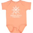 thumbnail image 3 of Inktastic Virginia Beach VA Nautical Boys or Girls Baby Bodysuit, 3 of 5