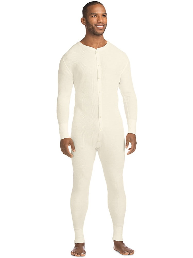 Hanes XTemp Men's Organic Cotton Thermal Union Suit 14530