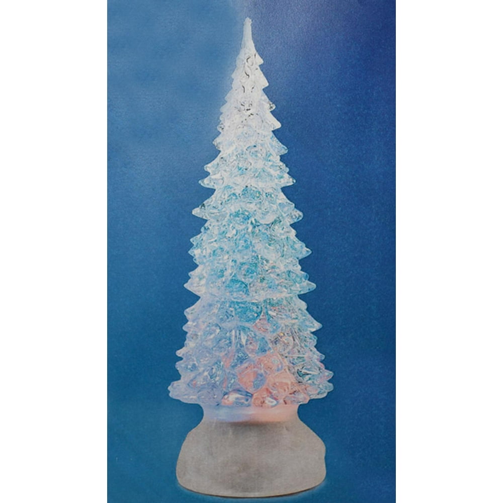 8" Battery Operated LED Lighted ColorChanging Christmas Tree