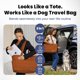 thumbnail image 2 of Bolso de Viaje para Perros rubyloo Puffer Tote con Comederos Rust, 2 of 8