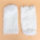 thumbnail image 4 of FELTECHELECTR Calentadores de piernas de piel sintética de 40 cm, de felpa, largos, para mujeres y niñas (blancos, felpa larga), 4 of 7