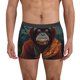 thumbnail image 1 of Balery Banana Leaf Meditating Gorilla Calzoncillos bóxer para hombre, ropa interior de algodón suave y transpirable con cinturilla de nailon-Large, 1 of 5