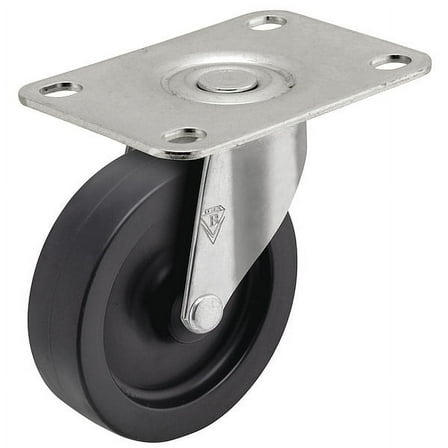 Shepherd Hardware Plate Caster,Swivel,Polyolefin,3 1/2"H PRE30120ZN-3E