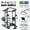 Power Cage - Black/Home Gym Package, variant on Mikolo Power Cage, Squat Rack with Dual Pulley Cable Crossover System, Multifunction Free Weight Home Gym Workout Machine with Attachments 230LB Plates